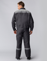 Костюм Лигор-2 СОП У. (тк.Смесовая,210) п/к, т.серый/св.серый