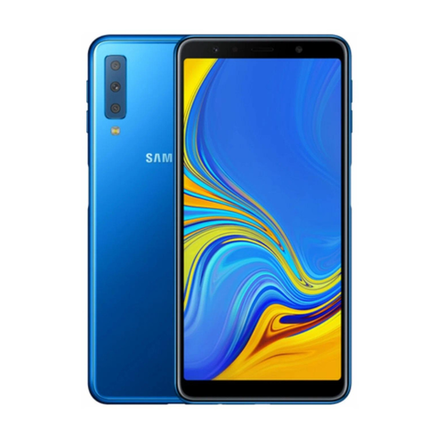 Защитная пленка на заднюю сторону, карбон, черная Samsung Galaxy A7 (2018)
