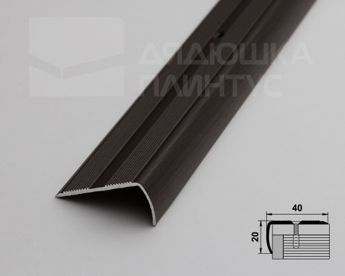 Порог ПУ-06 40х20х900 Венге