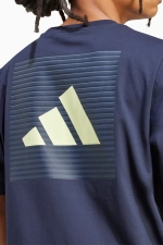 Футболка adidas Real Madrid 25/26 Seasonal Graphic Tee - темно-синий