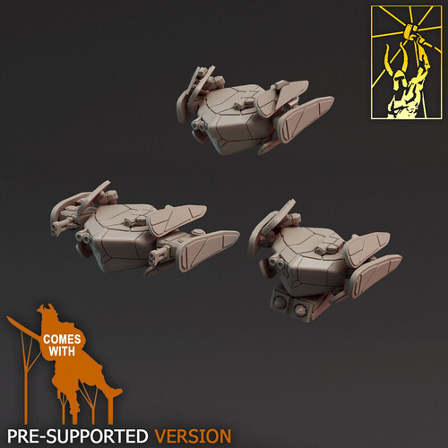 Xenos Armies Tau Empire Tau Drones 1 шт. миниатюра для dnd, днд, pathfinder, фентези, Настольная игра, НРИ, Варгейм, РПГ