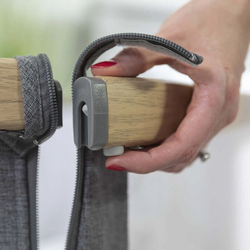 Колыбель приставная Tutti Bambini CoZee c колёсами GTD Oak/Charcoal