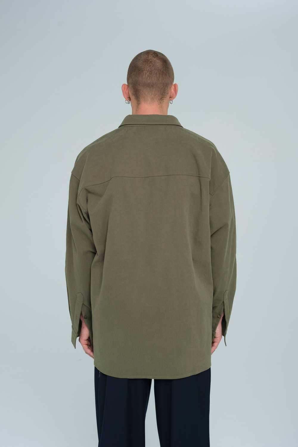 Рубашка оверсайз | khaki
