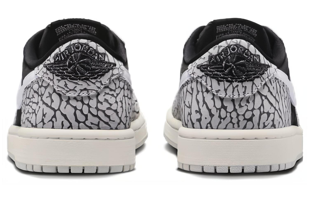 Кроссовки Jordan Air Jordan 1 Low "Black Cement" (Женская размерная сетка)