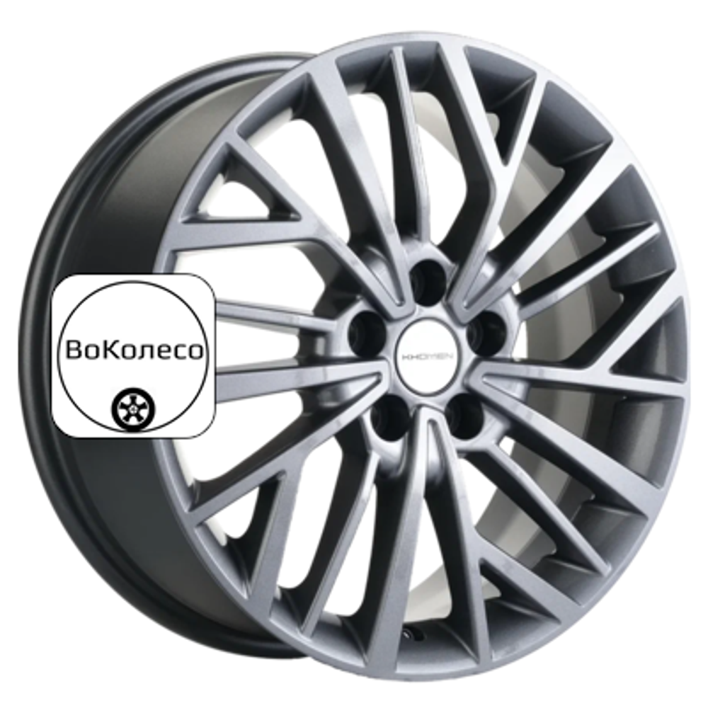 7x17/5x114,3 ET45 D67,1 KHW1717 (CX-5/i40/X-Trail) Gray Khomen Wheels