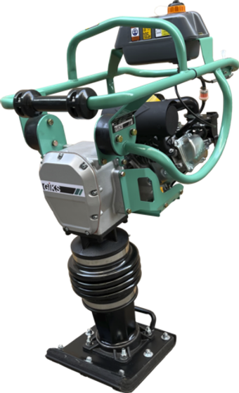 Вибротрамбовка бензиновая GIKS RM72D - [70 кг / 12 кН / Dinking DK168F]