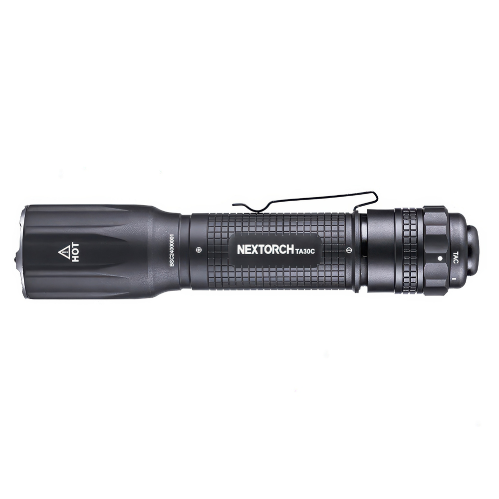 Тактический фонарь Nextorch TA30C — поворотный переключатель режимов и мгновенный доступ к стробоскопу для тактических задач