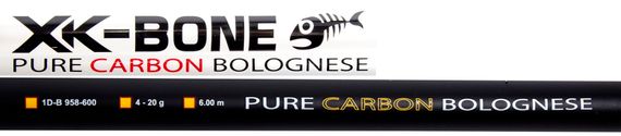 Удилище поплавочное с кольцами WFT XK Bone PURE CARBO BOLO 6.00
