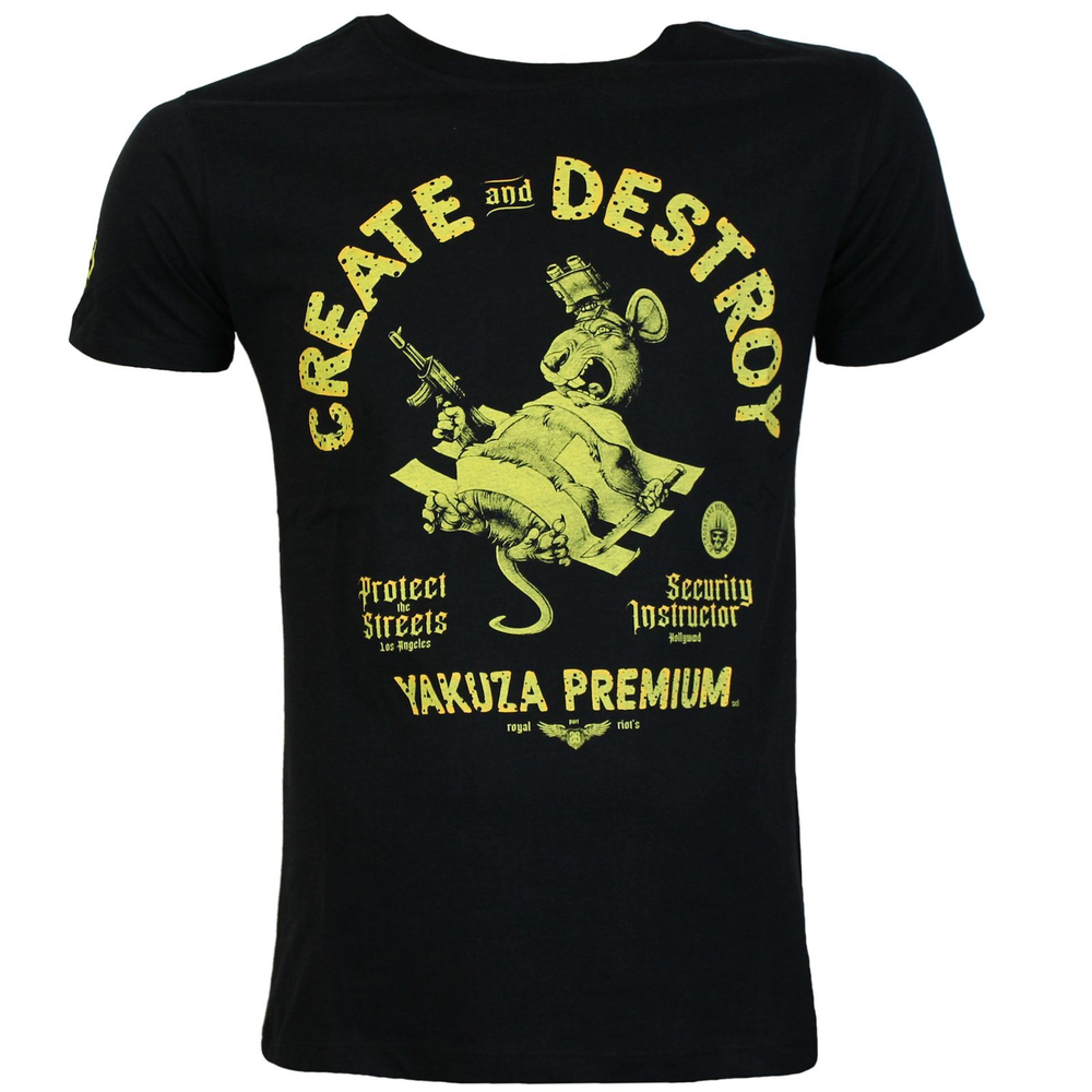 Футболка черная Yakuza Premium 3701-2