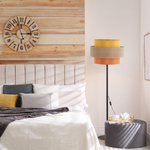 Напольный светильник с тканевым абажуром 16451 Trio