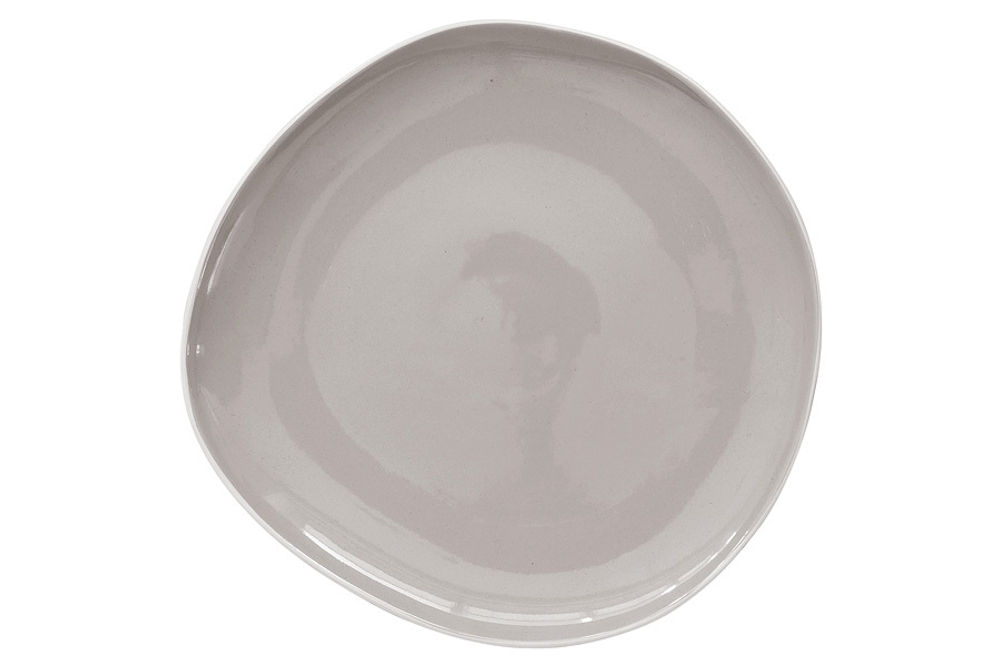 Тарелка обеденная 27см Easy Life Organica серая