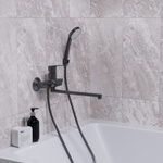 Смеситель для ванны и раковины 35k MIXLINE ML15-02GR ГРАФИТ