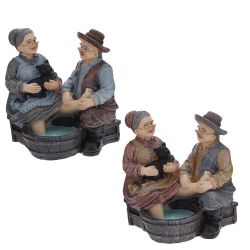 GAEM Фигурка декоративная "Бабушка с дедушкой", L11,5 W9,5 H12 см, 2в.