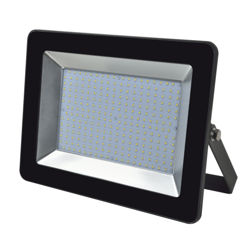 ULF-F18-200W/WW IP65 200-240В BLACK Прожектор светодиодный. Теплый белый свет (3000K). Корпус черный. TM Uniel.
