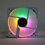 Комплект из 3 вентиляторов TESLA RGB120-LW3, 120мм, 1200rpm, 3-pin+Molex, белый/FRGB, 38CFM, 21дБ, антивибропрокладки (TSL-120-LW3)