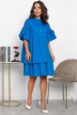 Платье Урания (васильковое) П13966-36М LT Collection