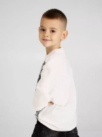 Лонгслив школьный для мальчика с принтом