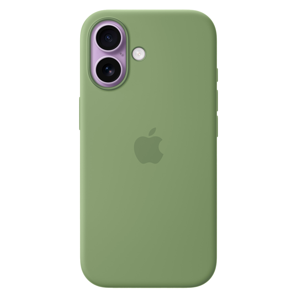 Силиконовый чехол Apple Silicone Case with MagSafe для iPhone 17, Light Moss