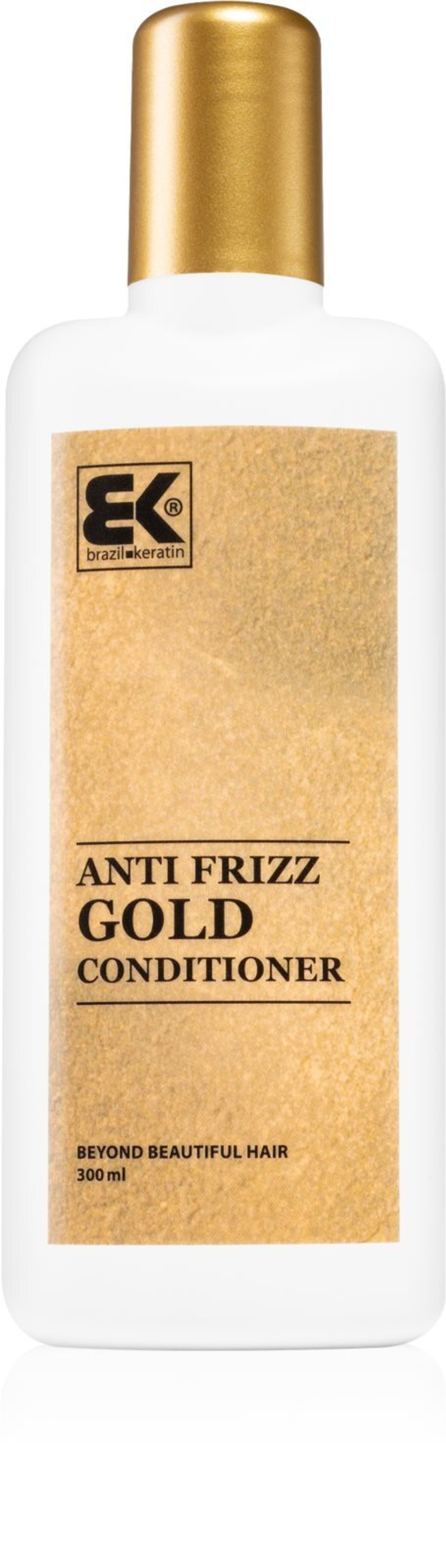 Brazil Keratin Gold Anti Frizz Conditioner - кондиционер с кератином для поврежденных волос /   300  ml  / GTIN 8595615711035