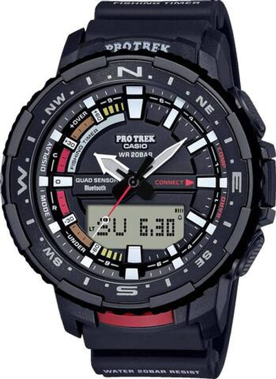 Японские спортивные наручные часы Casio Pro Trek PRT-B70-1ER с хронографом