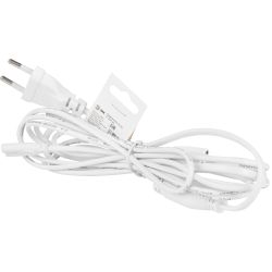 Разветвитель сетевой для линейных светильников ЭРА 3х IEC C7 2pin 2m для подключения 3 светильников | Аксессуары для фито светильников