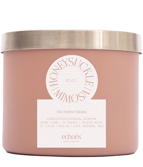 Honeysuckle & Mimosa, свеча Perfect Bloom collection, Echoes