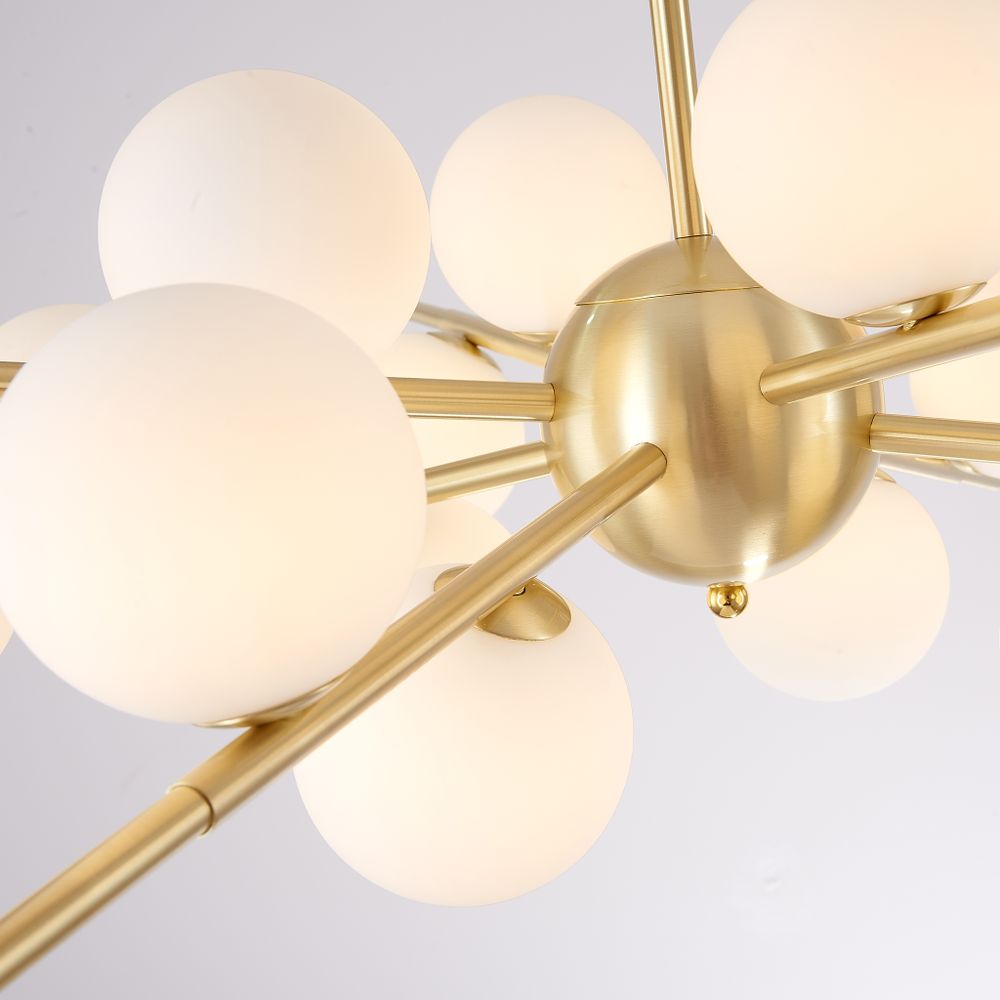 Люстра На Штанге Cherry Bomb 16 Balls Gold By Imperiumloft