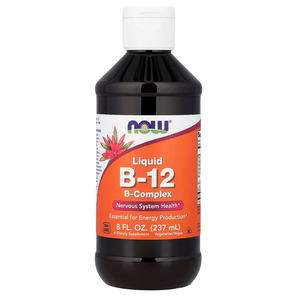 NOW Foods, жидкий витамин B12, 237 мл (8 жидк. унций)