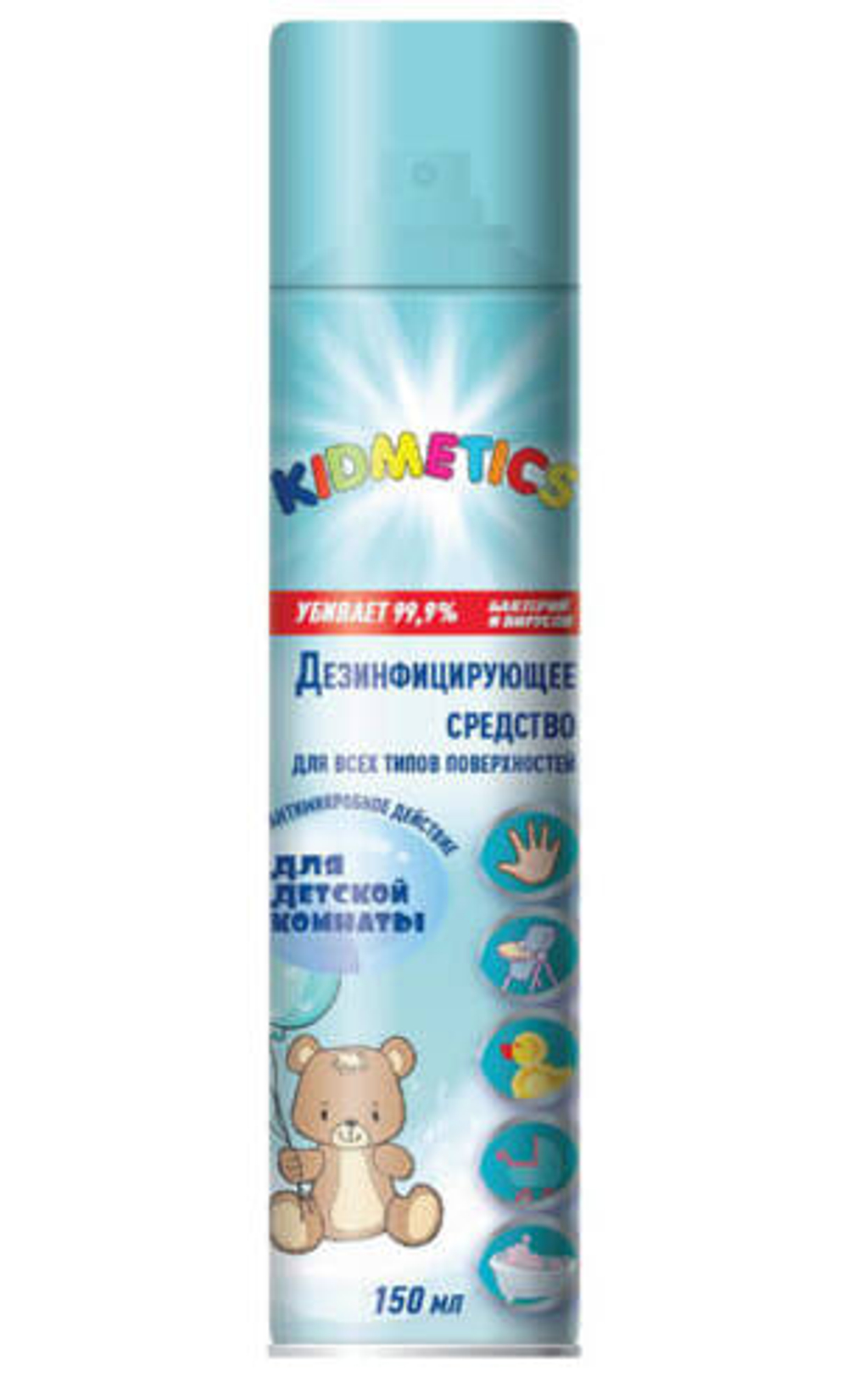 Ср-во дезин.150мл.BIG D\Kidmetics для дет.ком. 2418