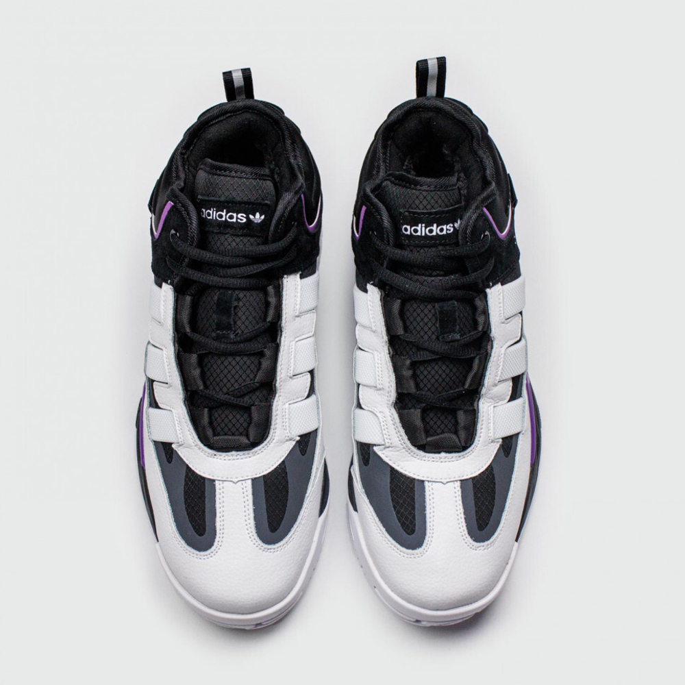 кроссовки Adidas Niteball White / Purple Winter