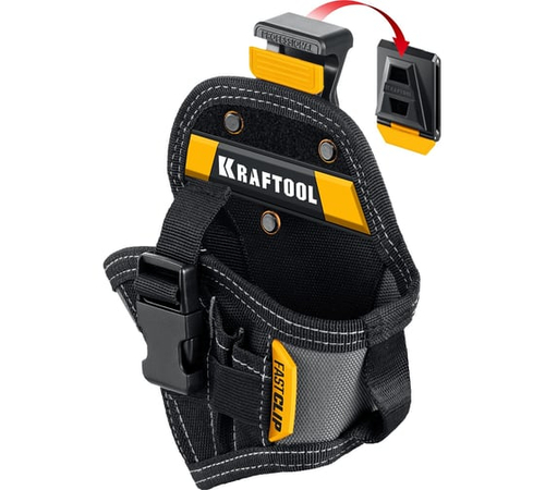 Кобура для компактного шуруповерта с быстросъёмным креплением KRAFTOOL FastClip KH-5C 38770