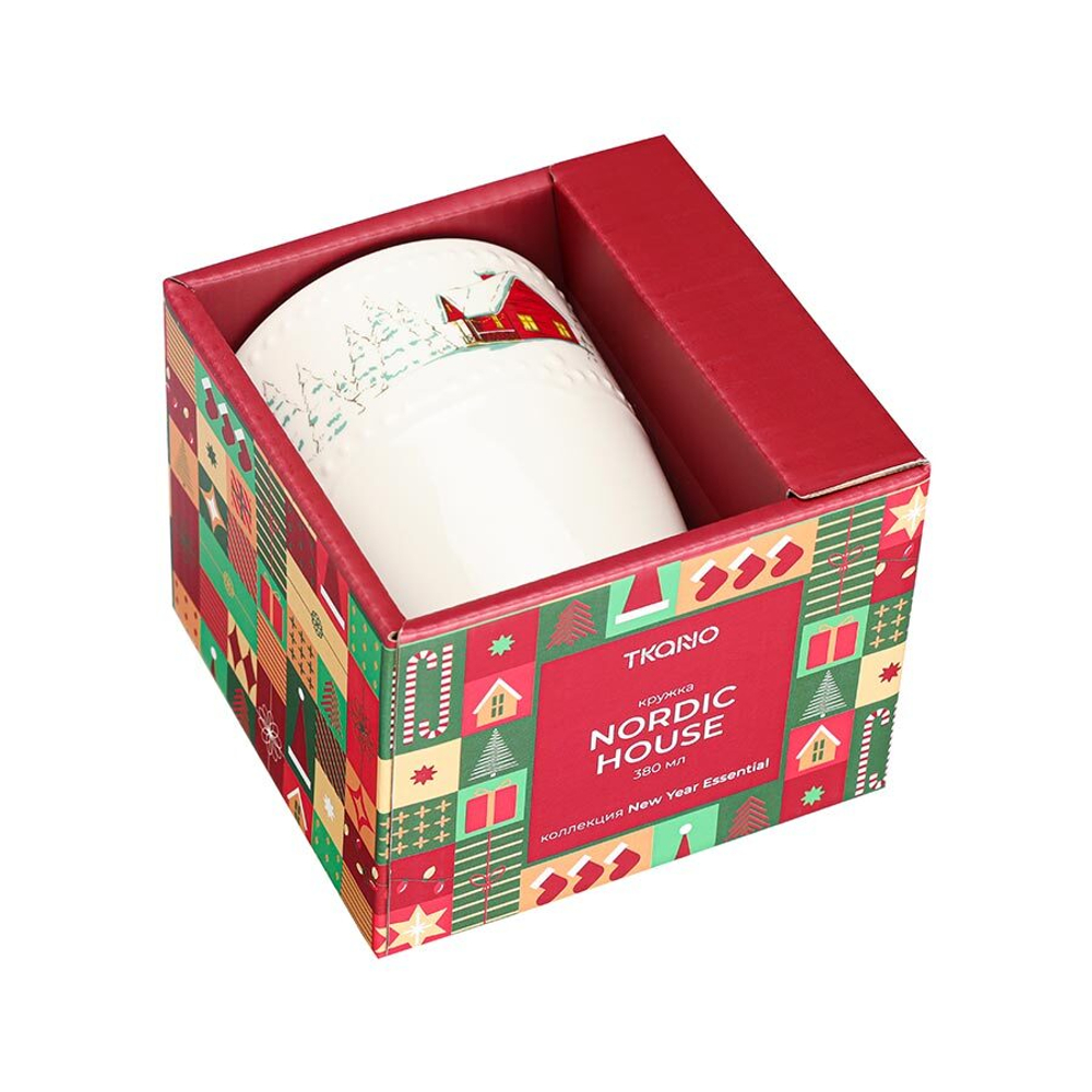 Кружка nordic house из коллекции new year essential, 360 мл