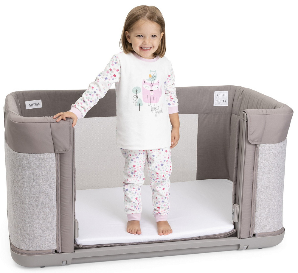 Детская кроватка Chicco Next2Me Forever Almond