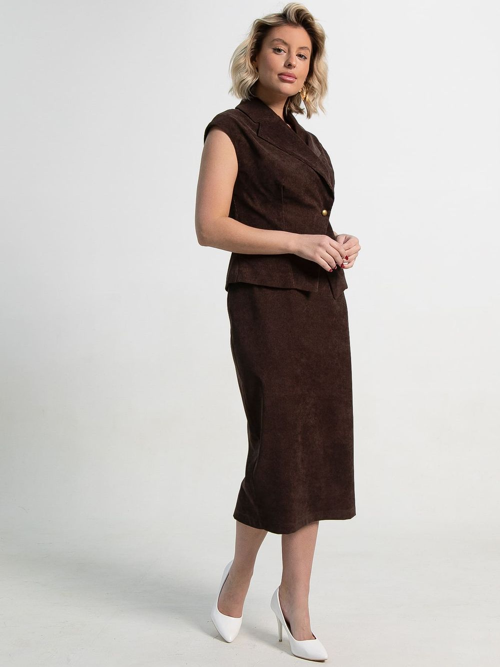 Юбка Ялта (шоколадная) Ю15361-10М LT Collection