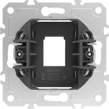 Опорная плата для установки телефонного/компьютерного разъема (одиночная),  серия DB