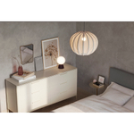 Лампа настольная texture moon, D20х29 см, вишневая