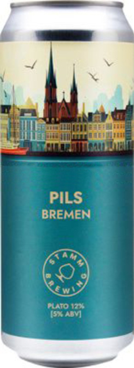 Пиво Штамм Бир Бремен / Stamm Beer Bremen 0.45 - банка
