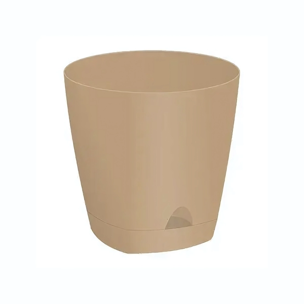 Горшок для цветов AMSTERDAM D 140 с прикорневым поливом 1,35 л Молочный Шоколад