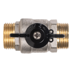 Кран шаровой латунный LD Pride 47.25.Н-Н.Б Ду 25 Ру 40 нр-нр, (бабочка)