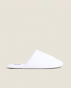 ZARA HOME ДОМАШНИЕ ТАПОЧКИ, БЕЛЫЙ
