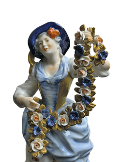 Фарфоровая статуэтка "Продавцы цветов" Kammer, Германия