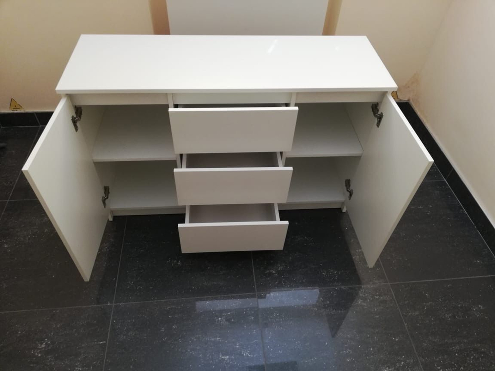 Комод для одежды с ящиками Белый, Мори, 80х40х77 см ДСВ Мебель