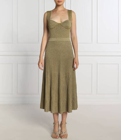 платье dry Pinko - золотой(1G17VB Y45U)