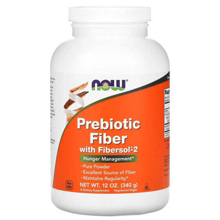 Для пищеварительной системы NOW Foods, пребиотическая клетчатка с Fibersol-2, 12 г (340 унций)