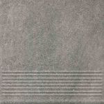 Ceramika Paradyz - Mattone Sabbia Grafit - Ступень с насечками рядовая 300x300