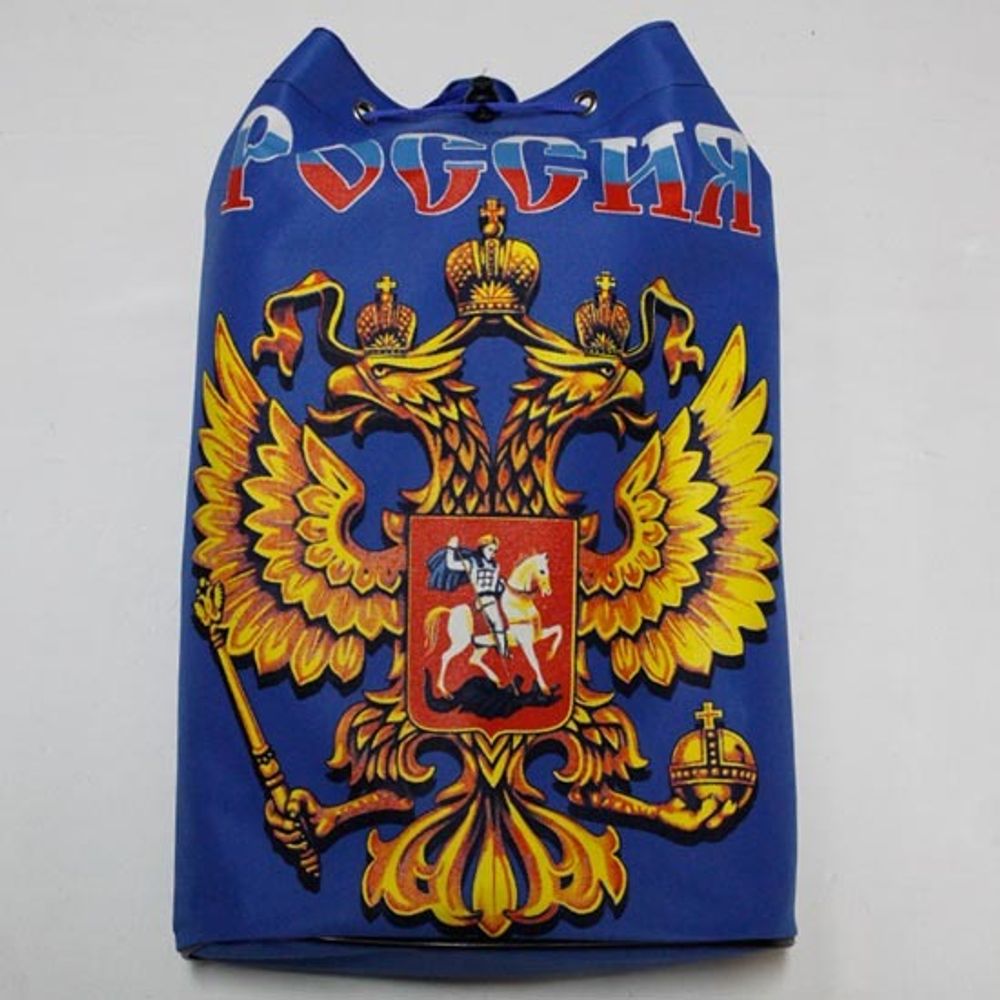 Торба Россия синяя герб