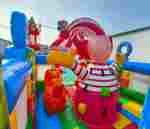 Коммерческий надувной  батут " Цирковой" 7*4*4,5м