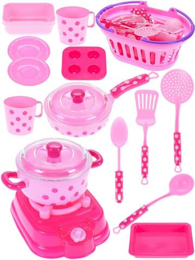 Набор посуды (15 предм.) в корзинке ( Арт. Y16657087)