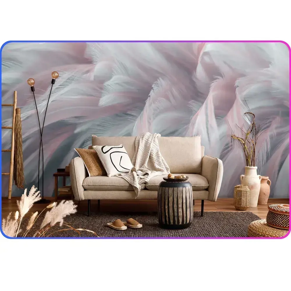 Фотообои Luxury Walls AM00605 "Перья" 500х270