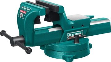 KRAFTOOL Forge-130/150, с регулировкой компенсации люфта, кованые стальные тиски (32700-150)